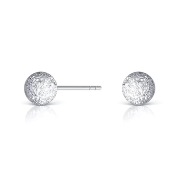srebrne kolczyki kulki 5 mm